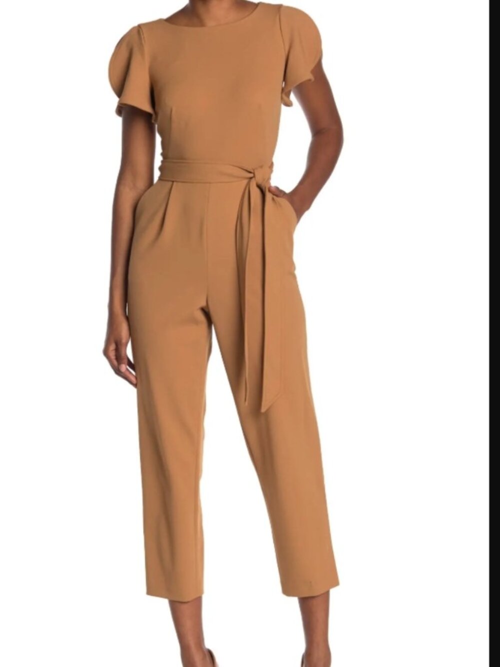 Calvin Klein Tulip Sleeve Jumpsuit